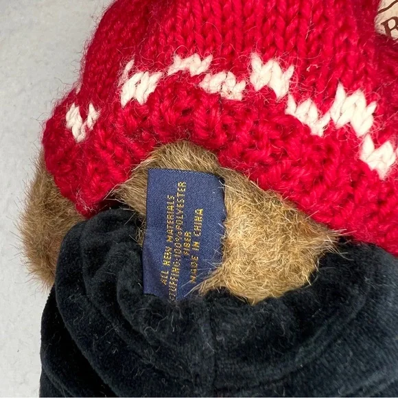 Boyds Bears Brown Teddy with Red Sweater - Picture 4 of 7